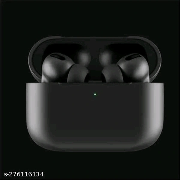 AIRPODS PRO WITH NOISE CANCELLATION AND WIRELEES CHARGING CASE +B L A C K+