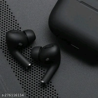 AIRPODS PRO WITH NOISE CANCELLATION AND WIRELEES CHARGING CASE +B L A C K+