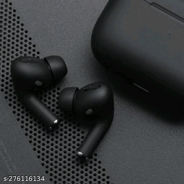 AIRPODS PRO WITH NOISE CANCELLATION AND WIRELEES CHARGING CASE +B L A C K+