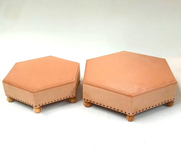 Hexagon Chowki Combo - Set of 2, 8171