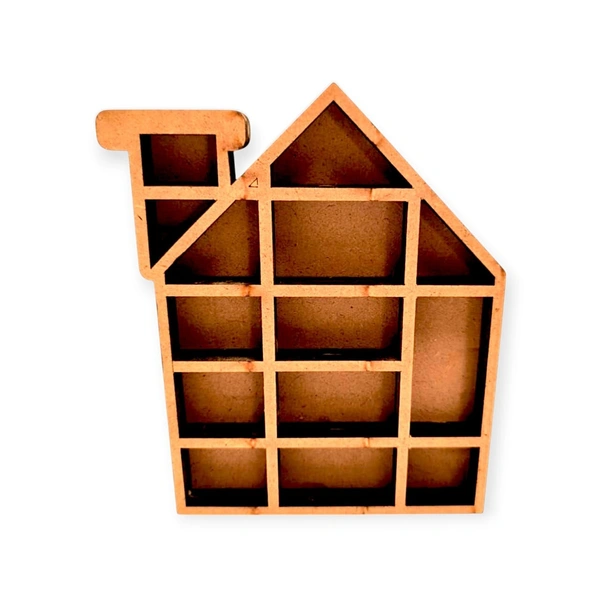 Hut-4 Miniature Bookshelf - 6 inch