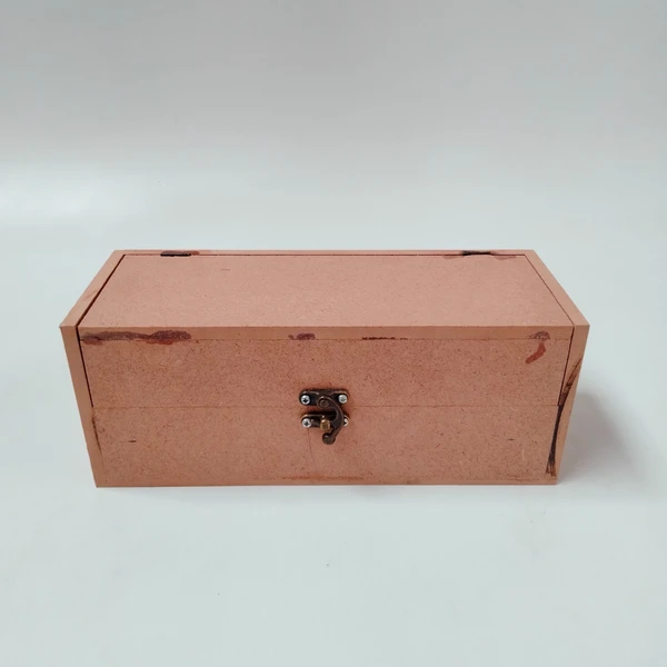 Stylish Storage box - 10.5x4x4 inches, Brown, 8mm, 1000