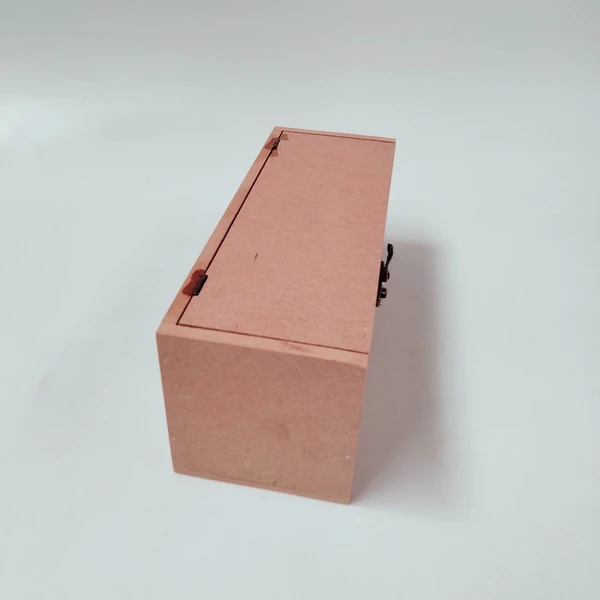 Stylish Storage box - 10.5x4x4 inches, Brown, 8mm, 1000