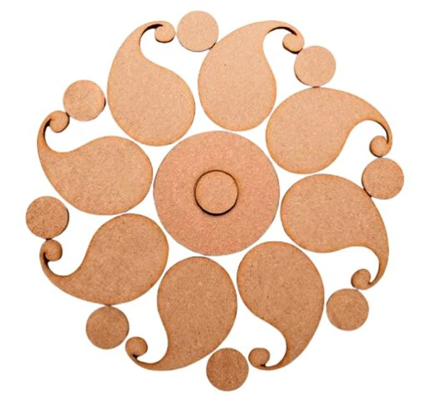 Rangoli Base Cutouts - 14 * 14 inches