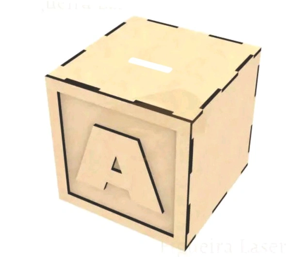 Monogram Piggy Bank A-Z - A