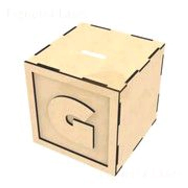 Monogram Piggy Bank A-Z - G
