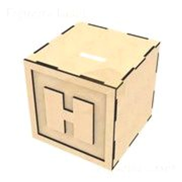 Monogram Piggy Bank A-Z - H