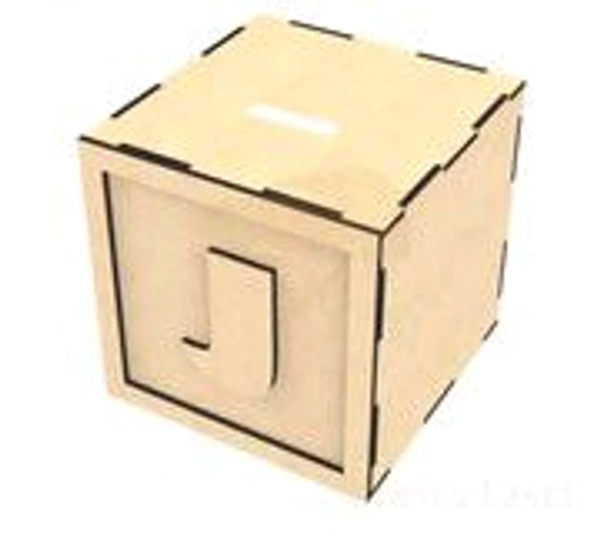 Monogram Piggy Bank A-Z - J