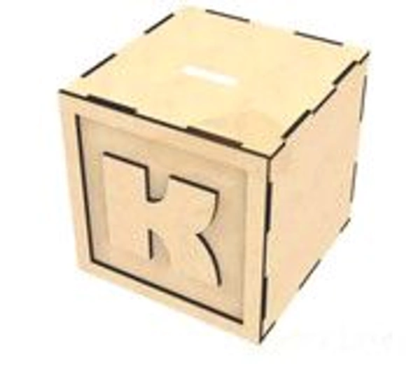 Monogram Piggy Bank A-Z - K