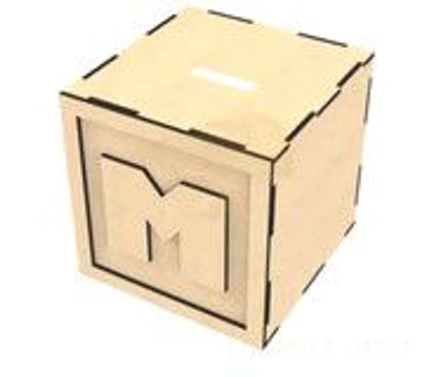 Monogram Piggy Bank A-Z - M