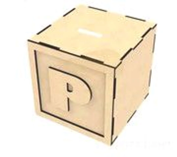 Monogram Piggy Bank A-Z - P