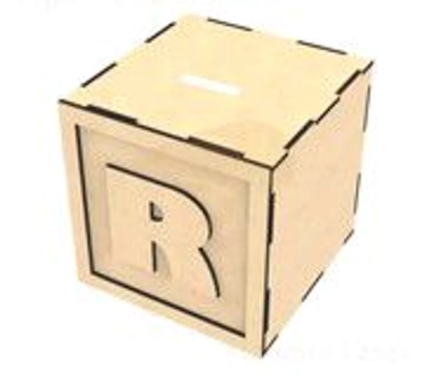 Monogram Piggy Bank A-Z - R