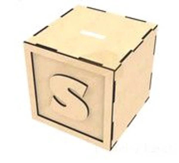 Monogram Piggy Bank A-Z - S
