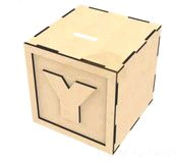 Monogram Piggy Bank A-Z - Y