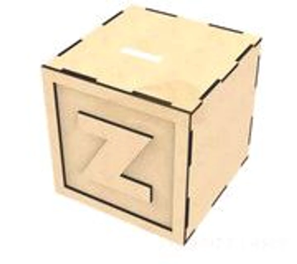 Monogram Piggy Bank A-Z - Z