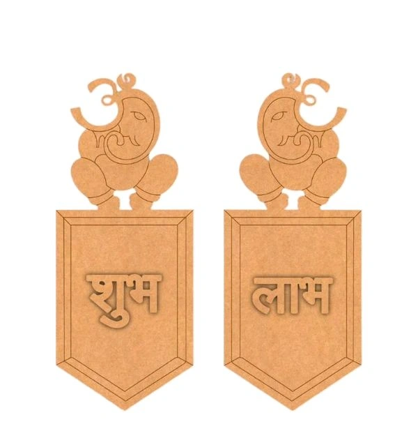 Premarked Ganesha Shubh labh- 5 Pairs