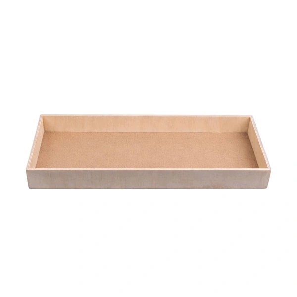 Birch Wood Tray With MDF Base - 10 * 5 * 2 inches