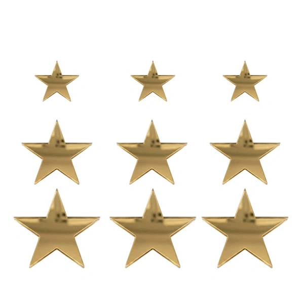 Star Acrylic Cutouts - 45 Pieces