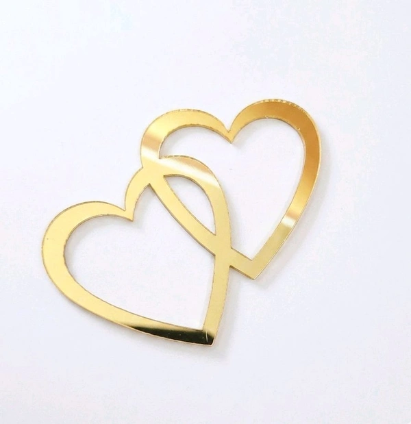 Heart Acrylic Cutouts - 45 Pieces