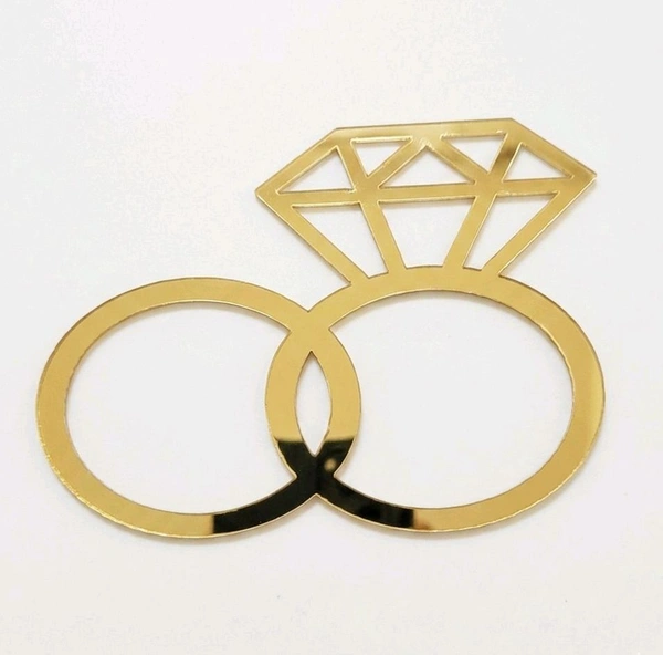 Ring Acrylic Cutouts - 45 Pieces