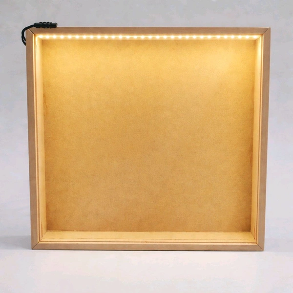 MDF LED Shadow Box Acrylic Lid - 8 * 8 * 2 inches