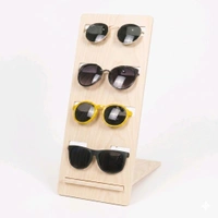 Sunglasses Display Stand - walnut Brown