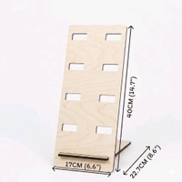 Sunglasses Display Stand - walnut Brown