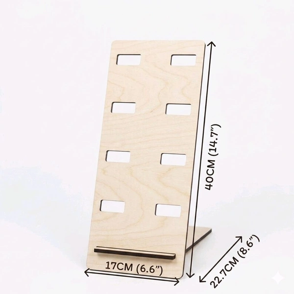Sunglasses Display Stand - walnut Brown