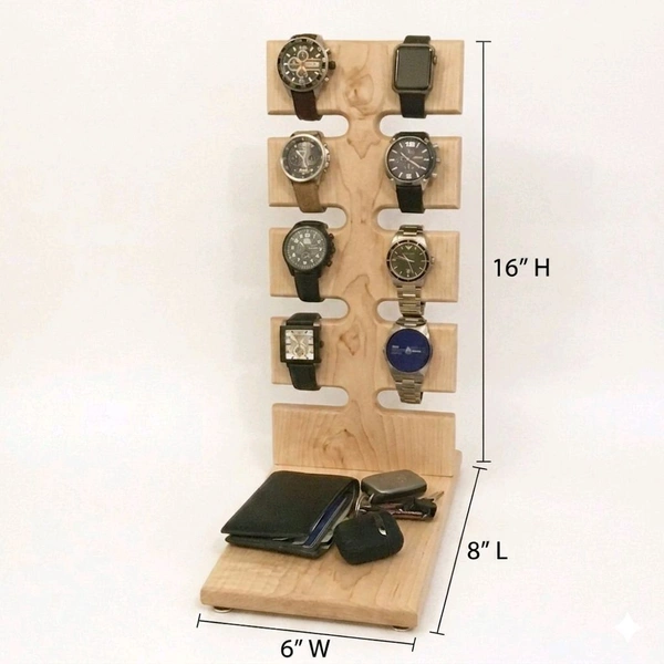 8-Slot Watch Display Stand