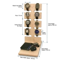 8-Slot Watch Display Stand