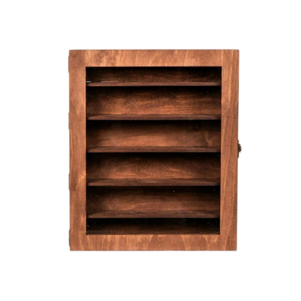 Collectibles Display Case Cabinet With Shelves - size 1