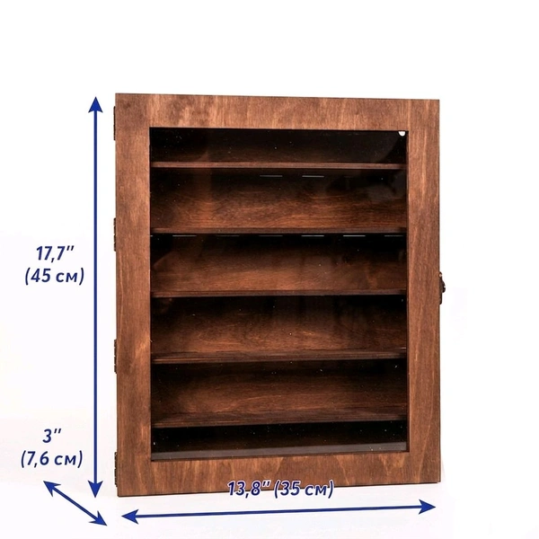 Collectibles Display Case Cabinet With Shelves - size 6