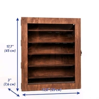 Collectibles Display Case Cabinet With Shelves - size 7