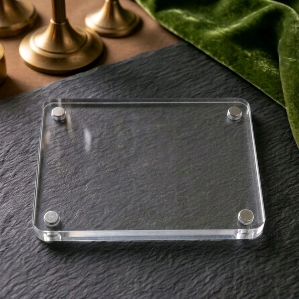 Acrylic Polaroid Fridge Magnet- Rectangle - 100 pieces