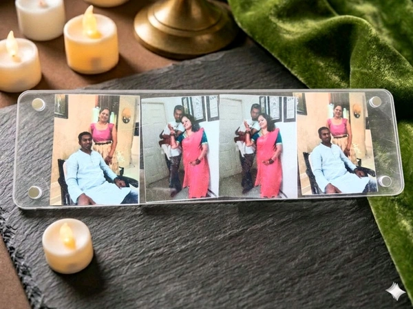 Acrylic Polaroid Fridge Magnet- Rectangle - 10 pieces