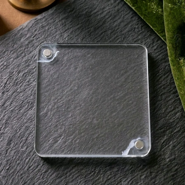 Acrylic Polaroid Fridge Magnet- Square - 5 pieces