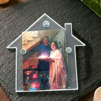 Acrylic Polaroid Fridge Magnet- Home - 100 pieces