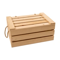 Pinewood Crate Box - 12 * 8.5 * 5.5 inches