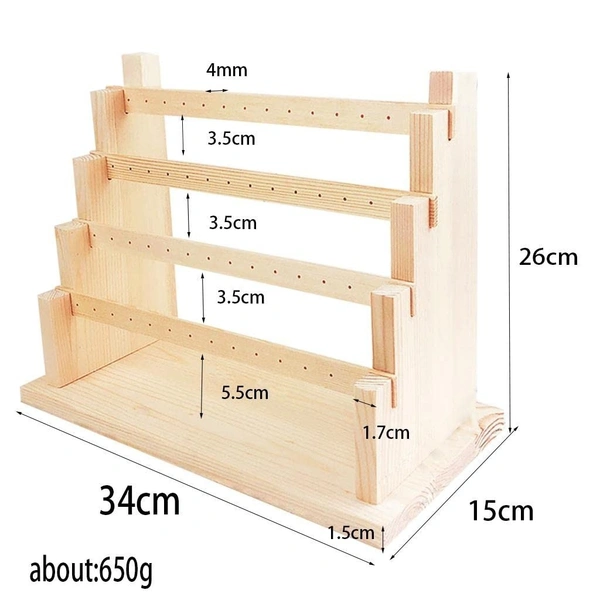 4-Tier Earrings Display Stand