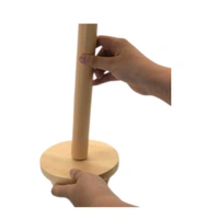 DIY Necklace Holder 360° Rotating Wooden Jewelry Organizer