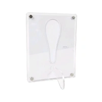 Acrylic Polaroid Fridge Magnet With Stand- Rectangle - 10 pieces