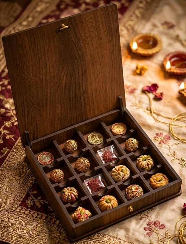 Pre Lam Cavity Box / Gift Box- 16 Cavity - Chocolate box - 50 pieces