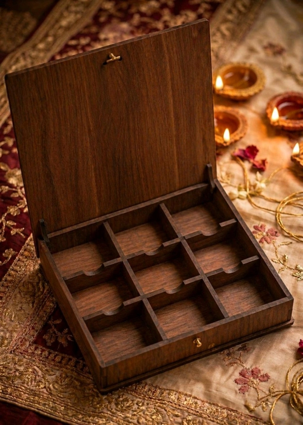 Chocolate box - 9 Cavity - Pre Lam Cavity Box / Gift Box - 25 pieces
