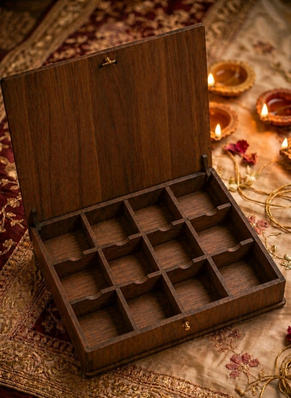 Chocolate box - 12 Cavity - Pre Lam Cavity Box / Gift Box - 25 pieces