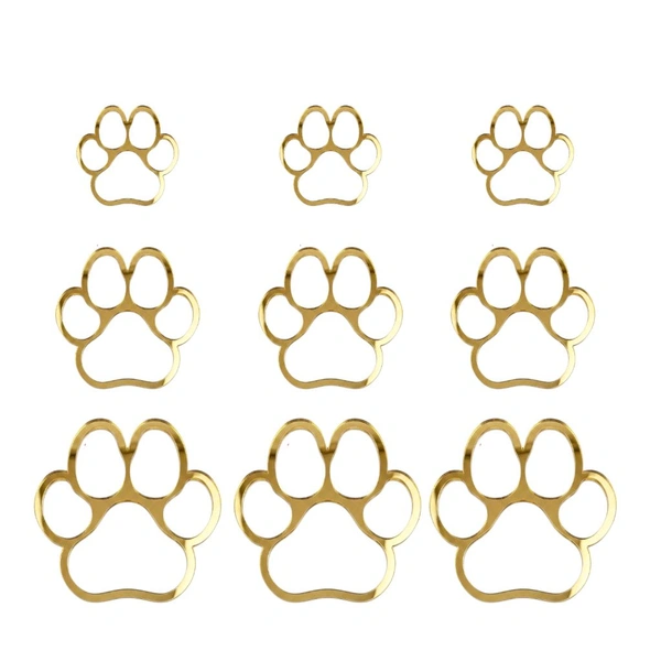 Paws Acrylic Cutouts - 45 Pieces