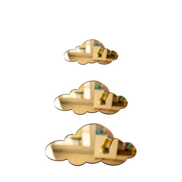 Cloud Acrylic Cutouts - 45 Pieces