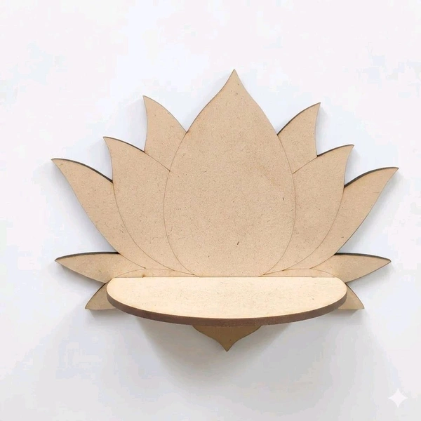 Lotus Wall Mount Plain Base / Floating Shelf