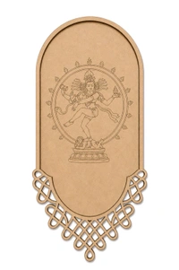 Kolam & Dance Theme Wall Hanging-set Of 4 - Ghungru