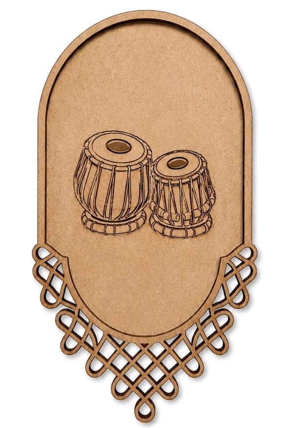 Kolam & Dance Theme Wall Hanging-set Of 4 - Ghungru