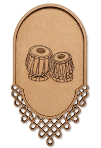 Kolam & Dance Theme Wall Hanging-set Of 4 - Dancer